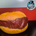 Mô hình bánh mì thịt nướng Austrian Meatloaf / Leberkäsesemmel - Thumbnail 4