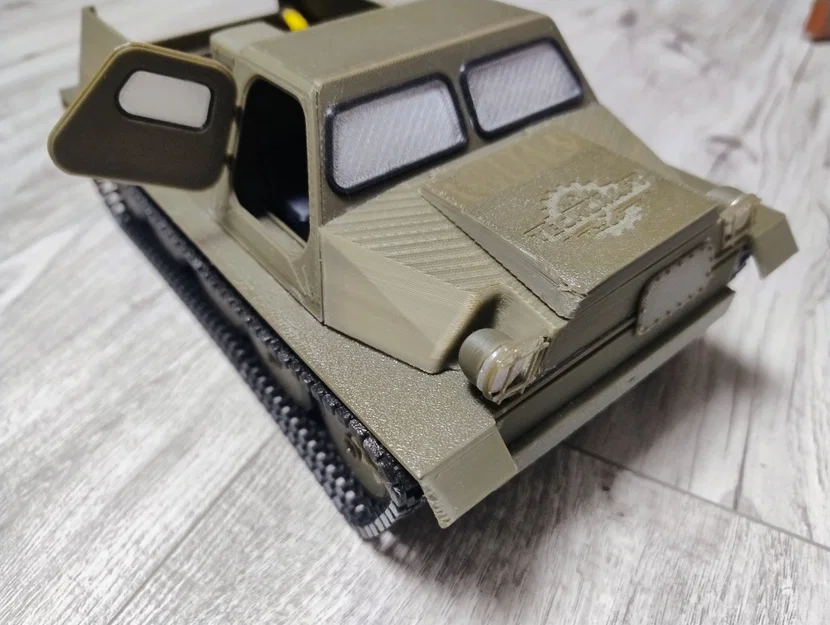 Mô hình xe địa hình GAZ-47 bánh xích – Tỷ lệ 1:18 RC in 3D - Image 2
