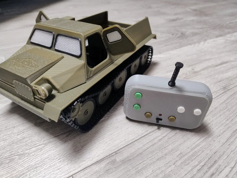 Mô hình xe địa hình GAZ-47 bánh xích – Tỷ lệ 1:18 RC in 3D - Image 3