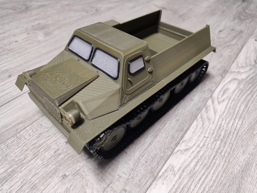 Mô hình xe địa hình GAZ-47 bánh xích – Tỷ lệ 1:18 RC in 3D - Image 4