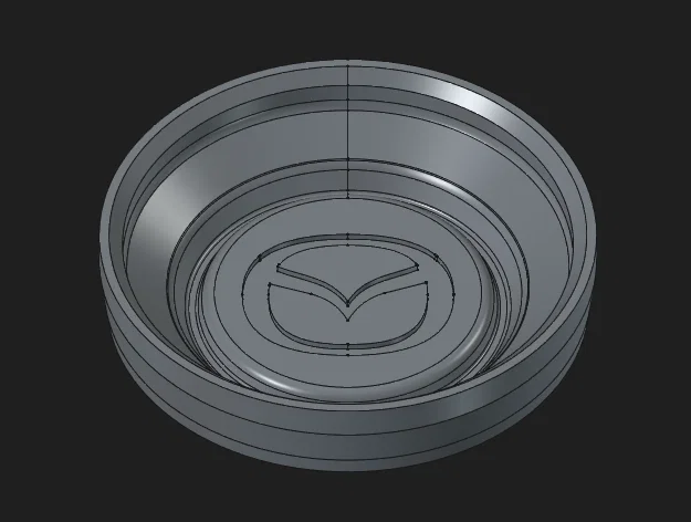 Miếng lót ly / Đế lót ly Mazda kèm Logo - Image 4