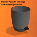 Chậu trồng cây có lỗ thoát nước - Tùy chọn tự tưới - Thumbnail 1