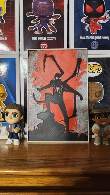 Poster Spider-Man Phong Cách Vintage - HueForge - Image 1