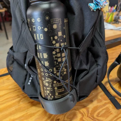 Đế đỡ bình nước cho balo The North Face Groundwork (3D Print)