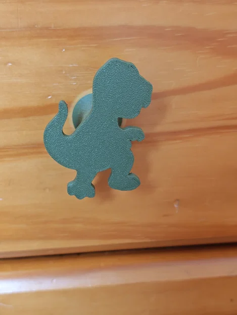 Tay nắm ngăn kéo hình khủng long T-Rex - Image 1