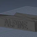Nhãn tên đội đua F1 (F1 team labels) in 3D cho mô hình trưng bày - Thumbnail 1