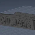 Nhãn tên đội đua F1 (F1 team labels) in 3D cho mô hình trưng bày - Thumbnail 11
