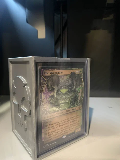 Hộp Đựng Bài MTG Commander: Thiết Kế Mana Đen Độc Đáo (100+ Cards) - Image 1