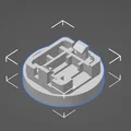 Chân đế thay thế 3D cho cân điện tử Silver Crest (Support Balance) - Thumbnail 3
