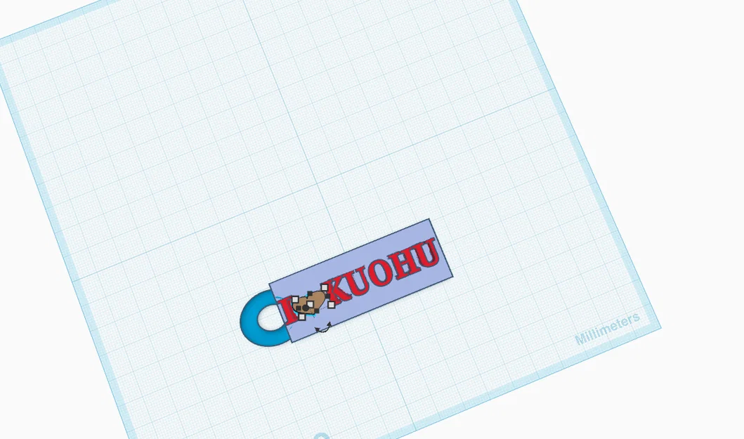 Móc khóa in 3D KUOHU cá nhân hóa - Thiết kế nhỏ gọn chuyên nghiệp - Image 1