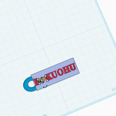 Móc khóa in 3D KUOHU cá nhân hóa - Thiết kế nhỏ gọn chuyên nghiệp