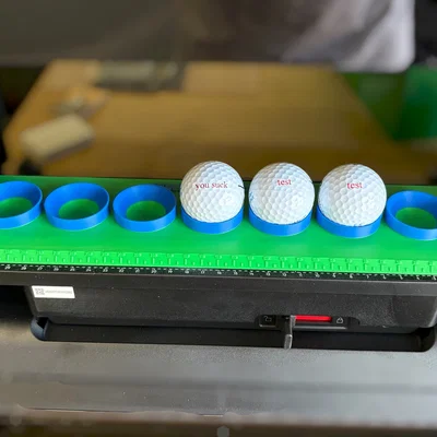 Khuôn in UV 7 ngăn cho bóng Golf & bóng bàn dành cho EufyMake E1