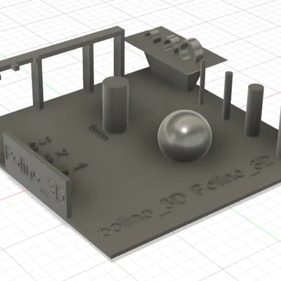 Mẫu Kiểm Tra Máy In 3D Toàn Diện - All In One
