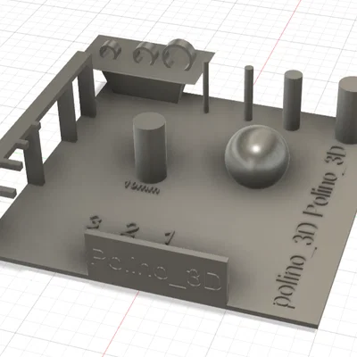 Mẫu Kiểm Tra Máy In 3D Toàn Diện - All In One