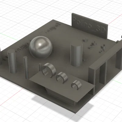 Mẫu Kiểm Tra Máy In 3D Toàn Diện - All In One