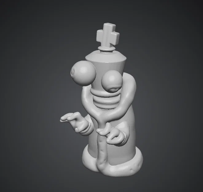 Mô hình 3D Kinger - Nhân vật cờ vua hoạt hình độc đáo - Image 1