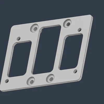 Bát gắn biển số 3D cho Yamaha Tenere 700 (Tenere 700 plate)