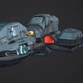 Mô hình tàu Andorian Kumari từ STFC (Shran) - Thumbnail 1