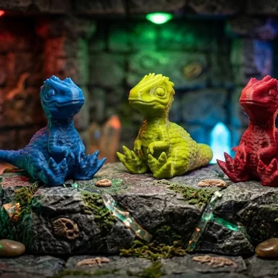 Mô hình chú khủng long T-Rex con in 3D dễ thương