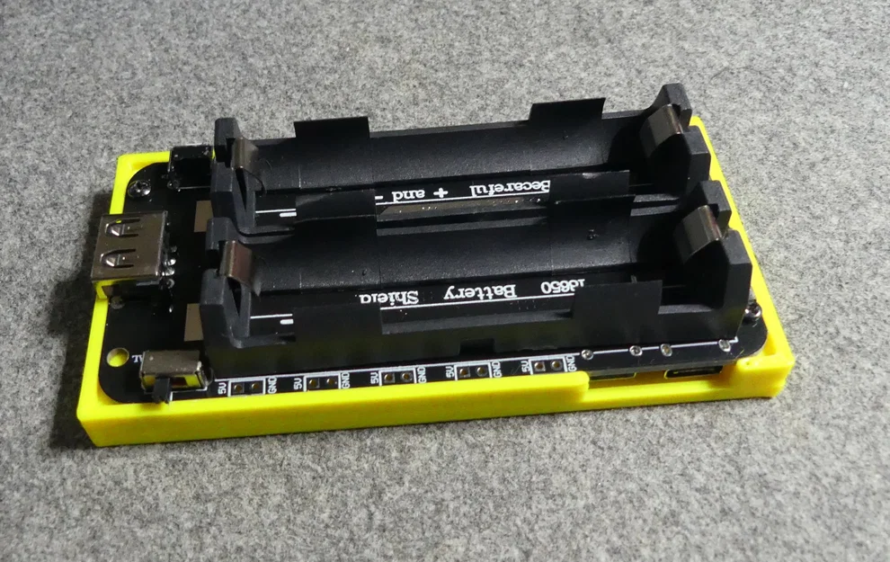 Đế bảo vệ cho module Dual Battery Shield 18650 (Thiết kế in 3D) - Image 1