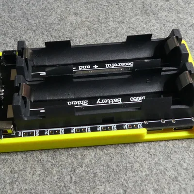 Đế bảo vệ cho module Dual Battery Shield 18650 (Thiết kế in 3D)