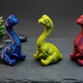 Mô hình khủng long Brontosaurus in 3D siêu dễ thương - Thumbnail 1