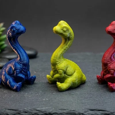 Mô hình khủng long Brontosaurus in 3D siêu dễ thương