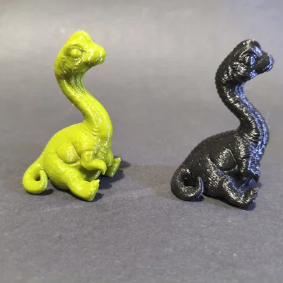 Mô hình khủng long Brontosaurus in 3D siêu dễ thương