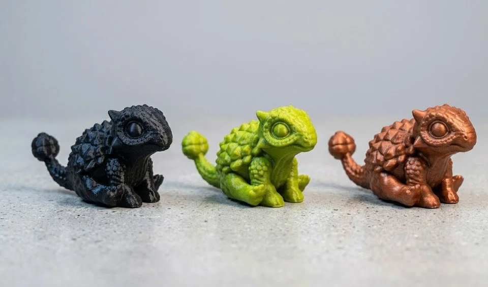Bộ Ba Ankylosaurus Chibi – Mô hình khủng long in 3D - Image 1