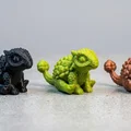 Bộ Ba Ankylosaurus Chibi – Mô hình khủng long in 3D - Thumbnail 1