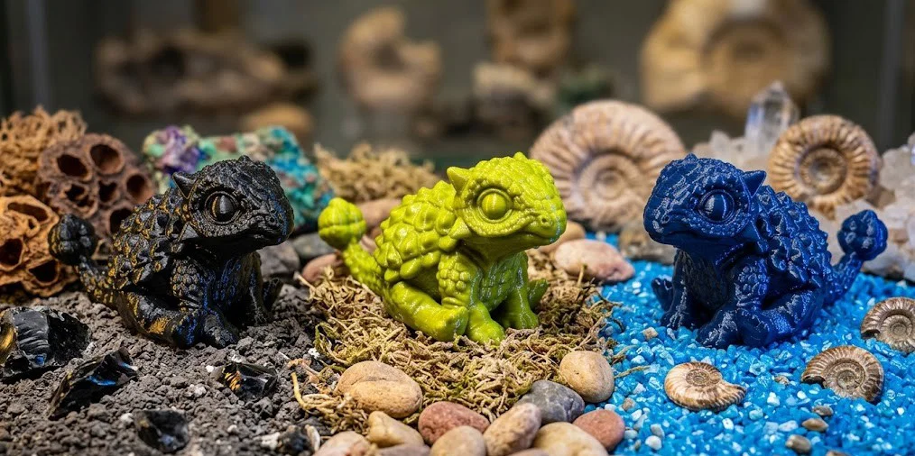 Bộ Ba Ankylosaurus Chibi – Mô hình khủng long in 3D - Image 2