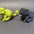 Bộ Ba Ankylosaurus Chibi – Mô hình khủng long in 3D - Thumbnail 3