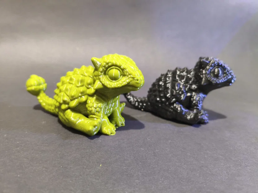 Bộ Ba Ankylosaurus Chibi – Mô hình khủng long in 3D - Image 4