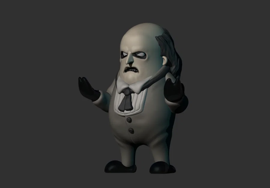 Mô hình Mini Penguin phong cách Chibi cho tín đồ in 3D - Image 1