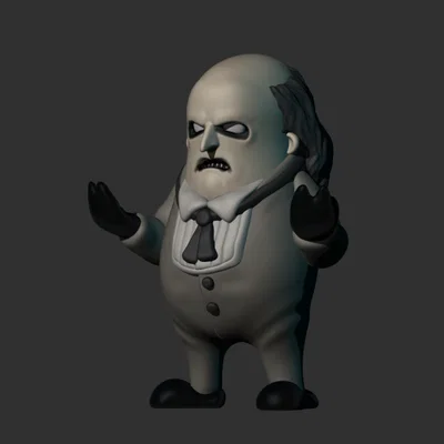 Mô hình Mini Penguin phong cách Chibi cho tín đồ in 3D