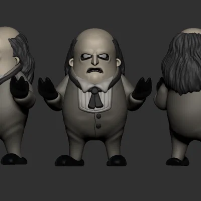 Mô hình Mini Penguin phong cách Chibi cho tín đồ in 3D