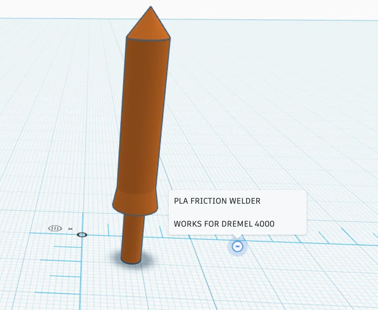 Dụng cụ hàn ma sát bằng nhựa PLA cho máy DREMEL 4000 - Image 1