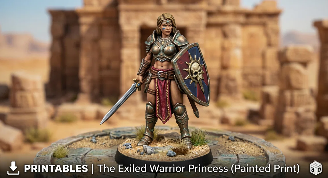 Mô hình Conan Exiles Warrior Princess - 32mm - Image 1