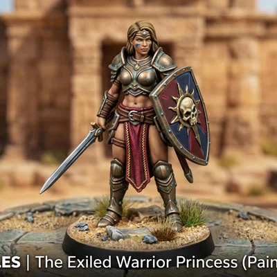 Mô hình Conan Exiles Warrior Princess - 32mm
