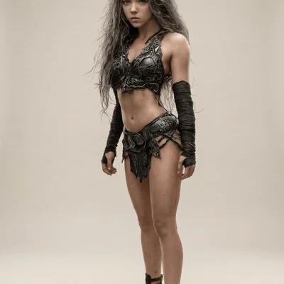 Mô hình Barbarian Temptress in 3D - Nữ Chiến Binh Huyền Thoại