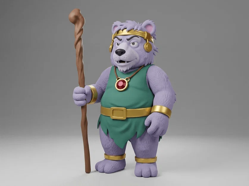 Mô hình 3D Cloud Bear Dungeons & Dragons (1983-1985) chất lượng cao - Image 1