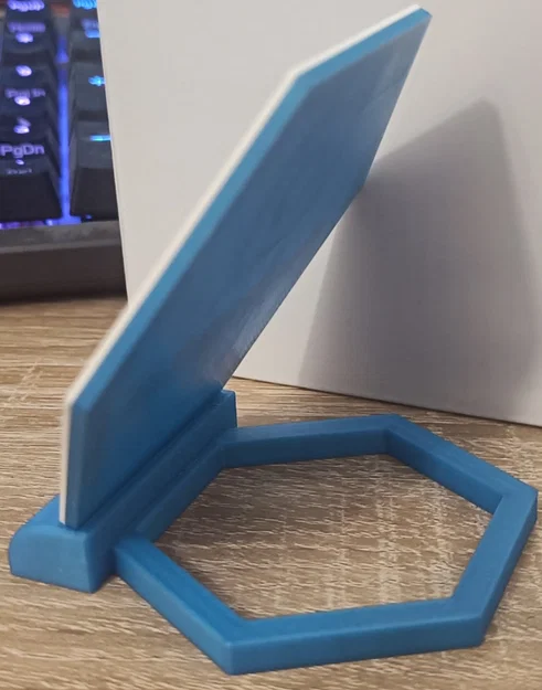 Bảng hiệu lục giác trang trí mạng xã hội để bàn in 3D độc đáo - Image 3