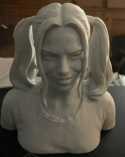 Mô hình in 3D tượng bán thân Harley Quinn đẹp sắc nét - Image 1