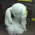 Mô hình in 3D tượng bán thân Harley Quinn đẹp sắc nét - Thumbnail 2
