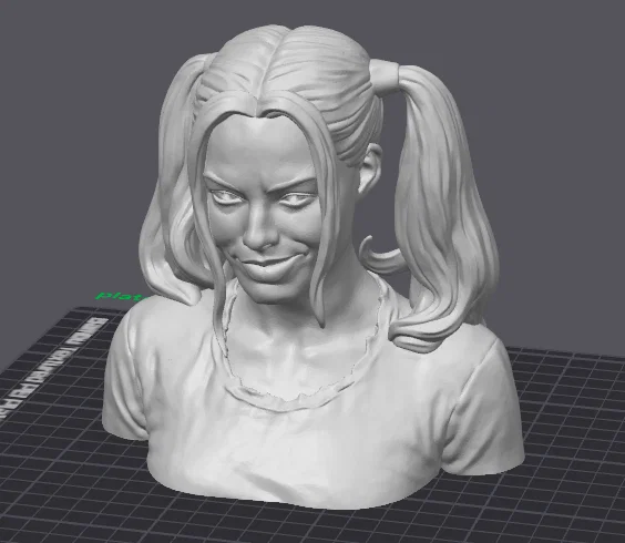 Mô hình in 3D tượng bán thân Harley Quinn đẹp sắc nét - Image 3