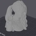 Mô hình in 3D tượng bán thân Harley Quinn đẹp sắc nét - Thumbnail 4