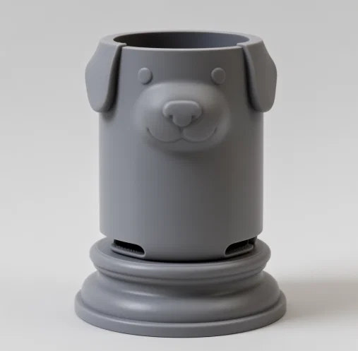 Pup Cup: Đế giữ ly nước hình chú cún đáng yêu in 3D - Image 1