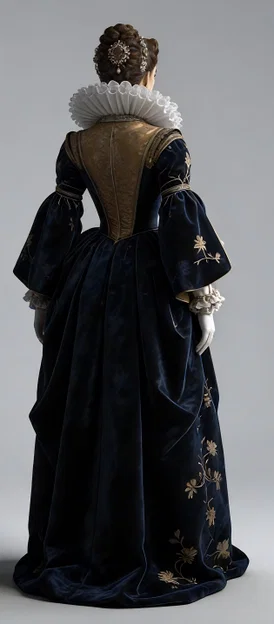 Mô hình 3D Quý bà Trung cổ (Medieval Lady 8) cho in Resin - Image 2