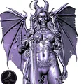 Mô hình STL Nữ chiến binh Succubus - Tượng ác quỷ Dark Fantasy cực chi tiết - Thumbnail 2
