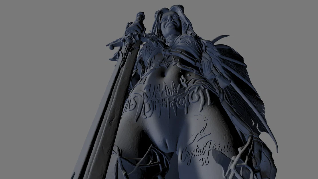 Mô hình STL Nữ chiến binh Succubus - Tượng ác quỷ Dark Fantasy cực chi tiết - Image 6